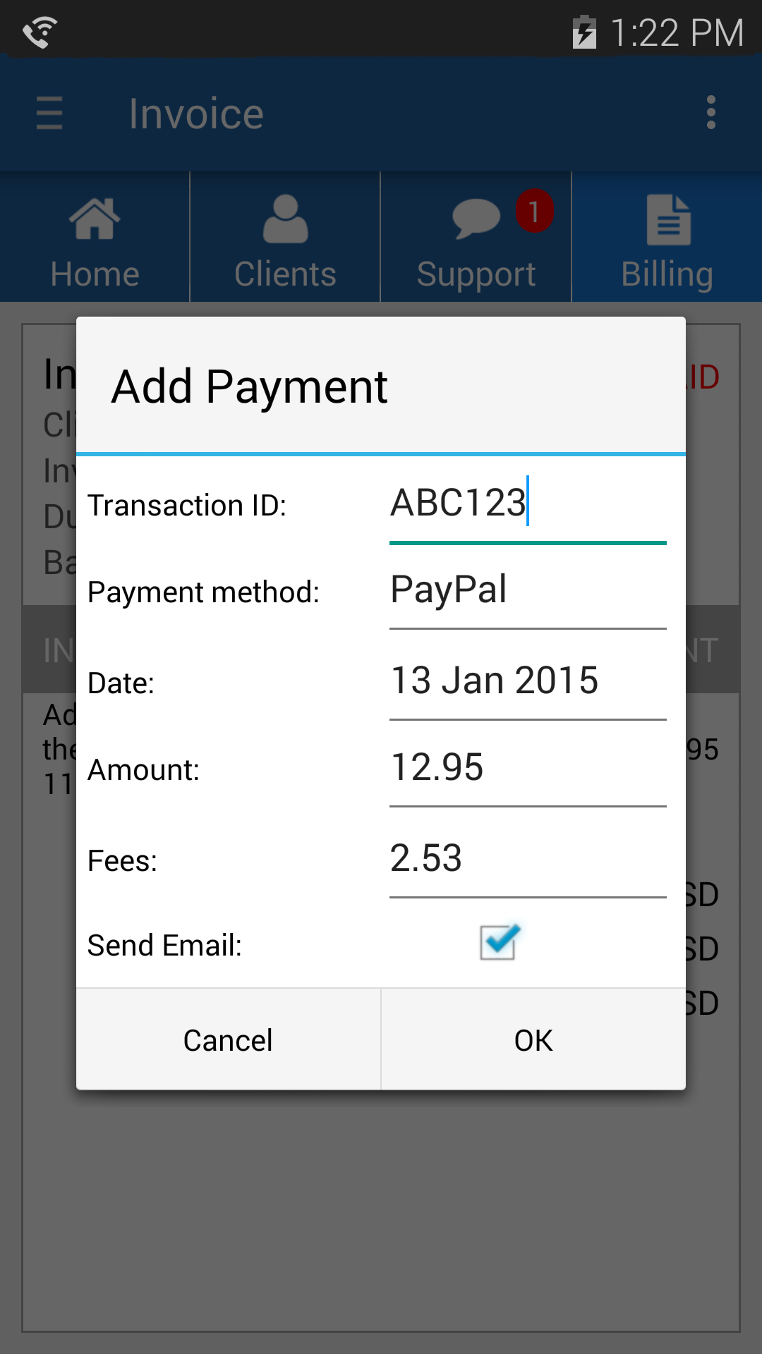 Add Payment